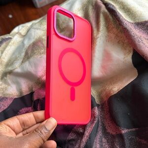 MagSafe Compatible Pink Phone Case